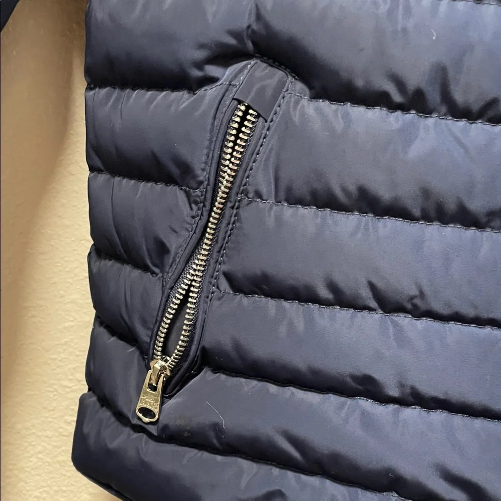 HONEY FUNNEL NECK QUILTED JACKET IN MAZARINE BLUE - TOKYO LAUNDRY - Picture 9 of 11